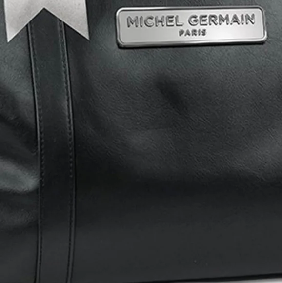 Michel Germain Vegan Leather Weekend Duffle Bag NWT - Picture 3 of 11